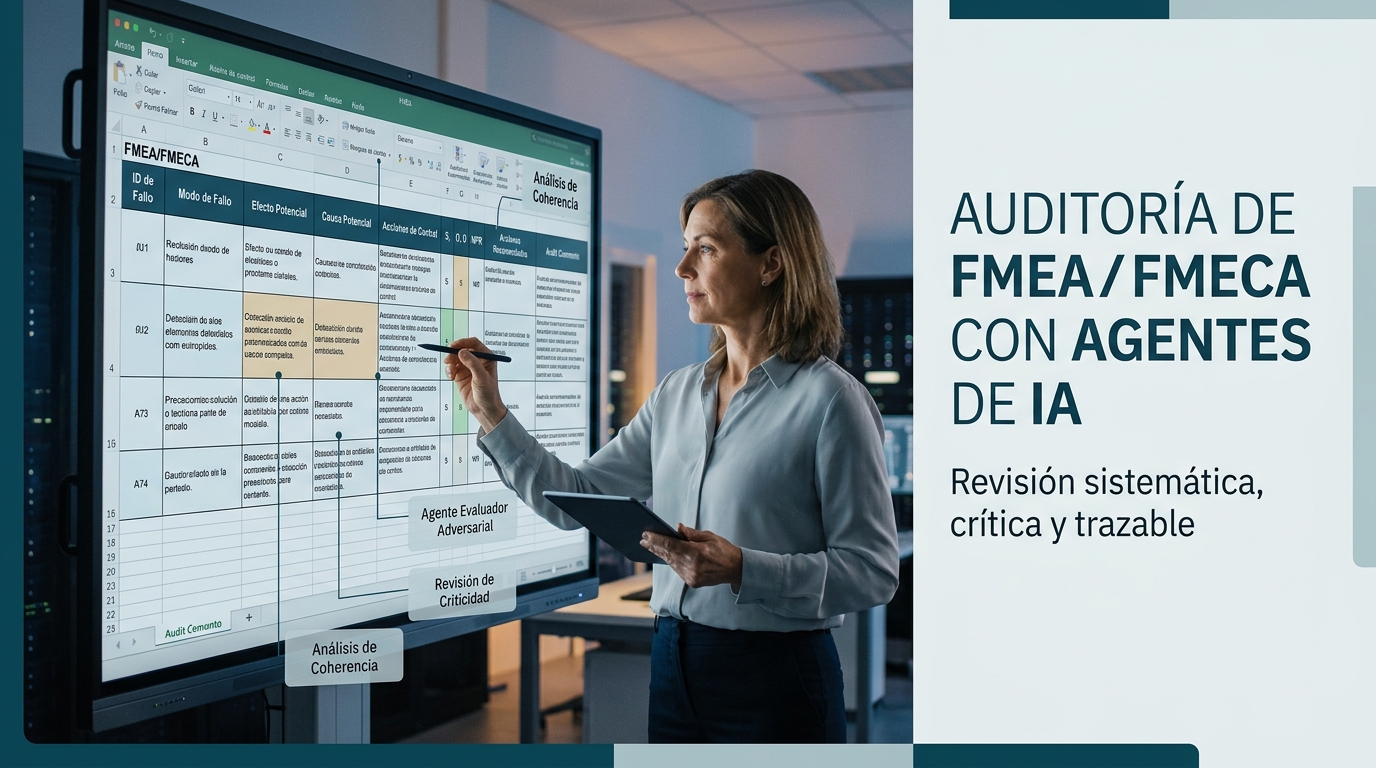 Auditoría de FMEA/FMECA con agentes de IA
