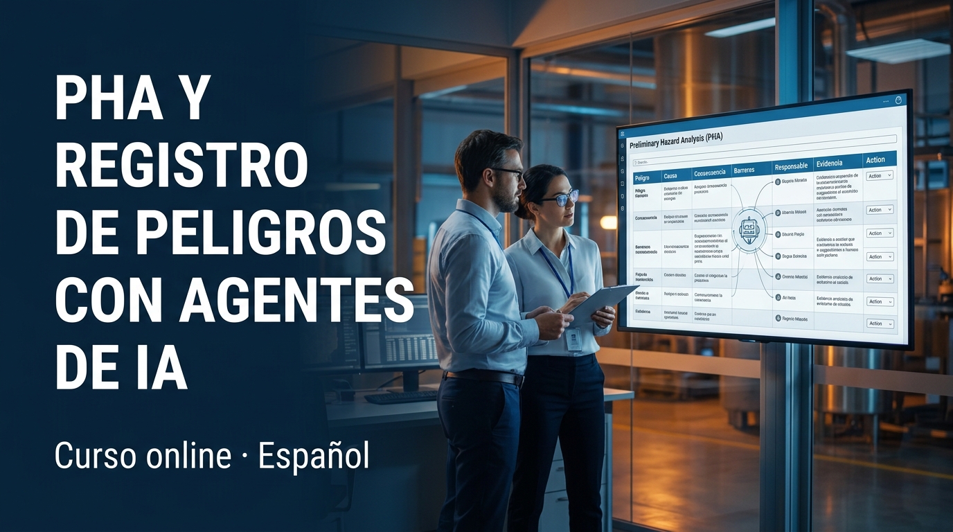 PHA y registro de peligros con agentes de IA